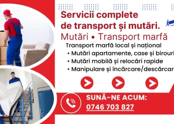 Transport Marfă – Mutări Botoșani: servicii rapide, complete și de încredere pentru orice tip de relocare