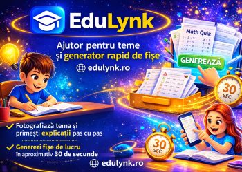O companie de dezvoltare software din Botoșani a lansat EduLynk – platforma care îi ajută pe învățători să creeze mai ușor materiale pentru clasă și îi sprijină pe părinți și copii la teme